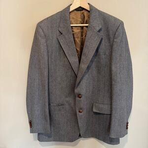 Workers Of America Amalgamated Clothing Gray Blazer Jacket Union Made Palm Beach